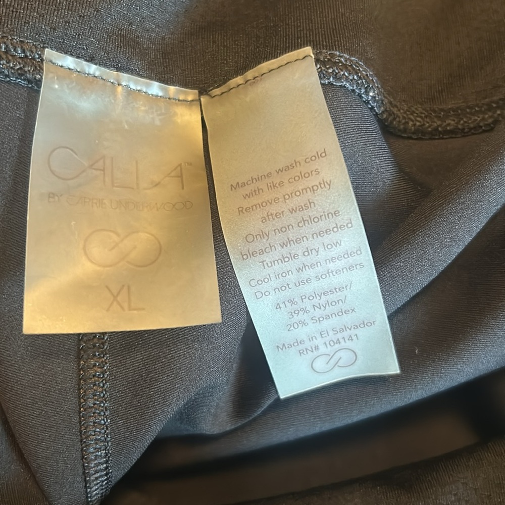 CALIA by Carrie Underwood Black Leggings - Picture 2 of 2